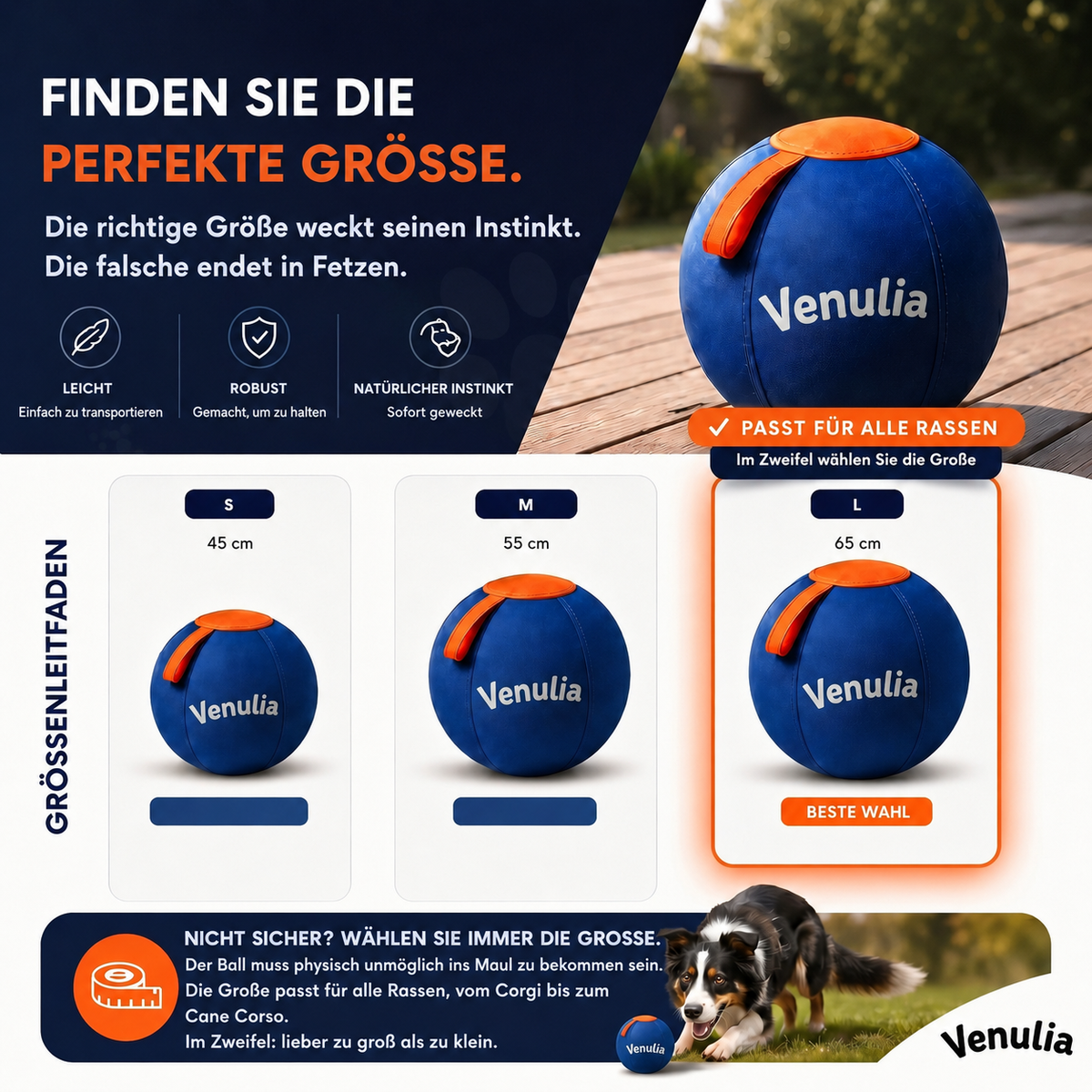 DER BALL, DER UNERMÜDLICHE HUNDE ENDLICH MÜDE MACHT