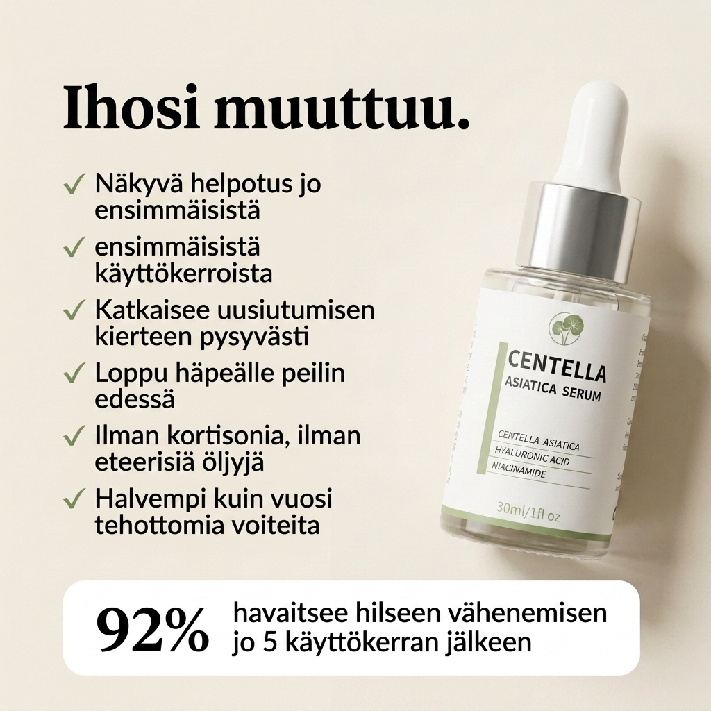 Luonnollinen rauhoittava seerumi
